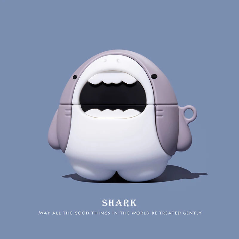 3D Ice Cream Puppy Cartoon Cover for Airpods 4 Case Cute Earphone Case for Airpods Pro 2 Charging Cover for Airpods 4 3 2 1